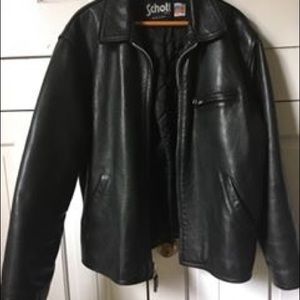 Men’s leather coat